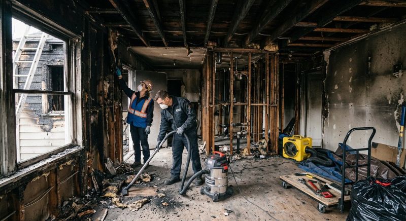 Commercial Fire Restoration in Mesa, AZ