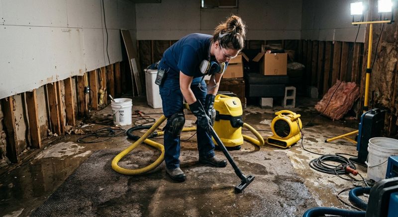 Flooded Basement Cleanup in Mesa, AZ